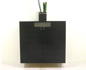 キャビネット　ダークブラウン