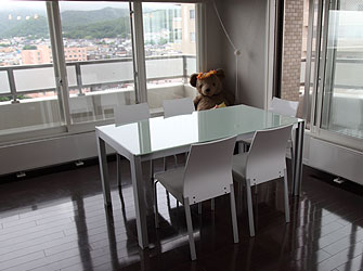 伸長式　ダイニングテーブル