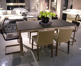 グレー　ダイニングテーブル