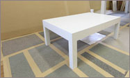 特注ローテーブル　ホワイト