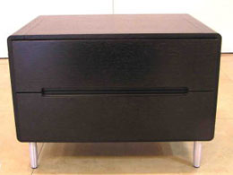 ナイトテーブル　ダークブラウン