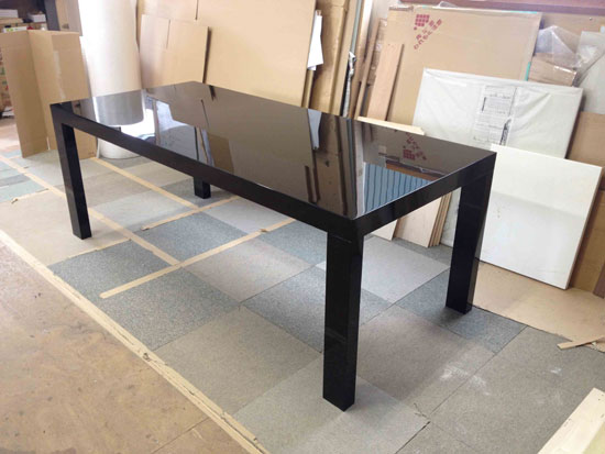 ダイニングテーブル　ブラック