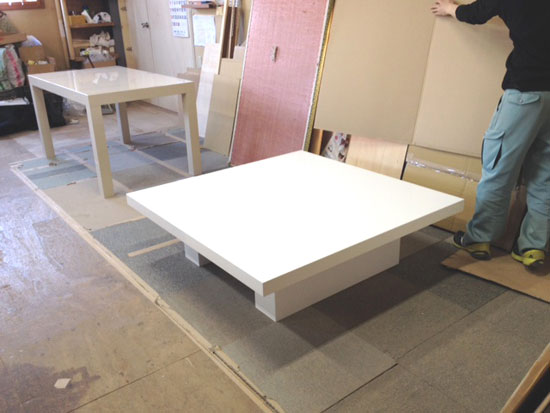 ローテーブル　ホワイト