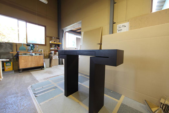 コンソール　ダークブラウン