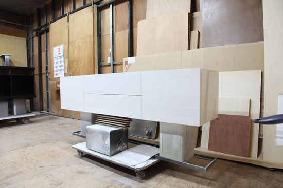 テレビボード　造作