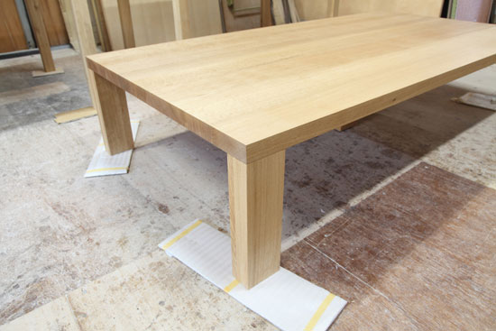 テーブル　ナラ無垢