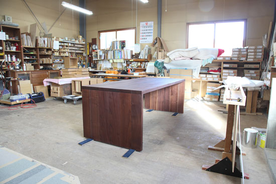 ダイニングテーブル　無垢　天板　40mm厚