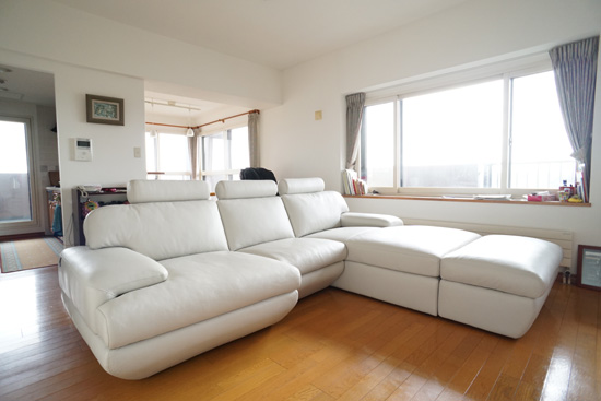 ソファ　ライトグレー