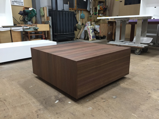 ローテーブル　ウォールナット