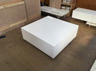 ローテーブル　白　正方形