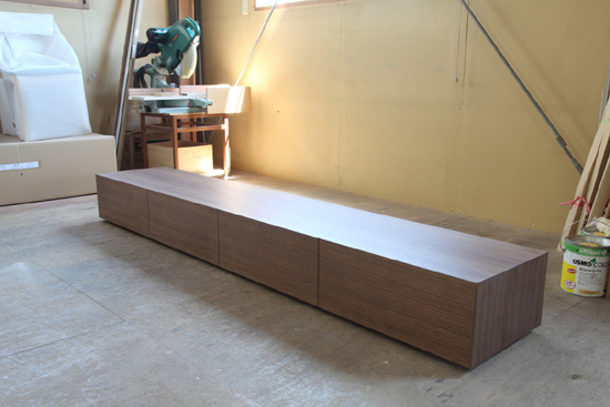 テレビボード　ウォールナット