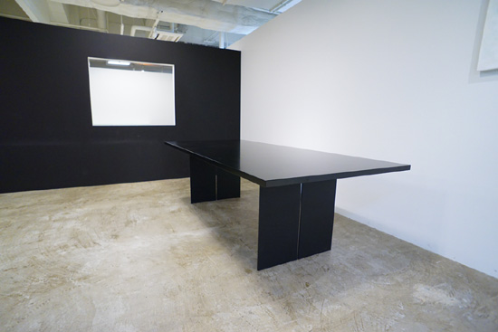 ダイニングテーブル　スチール