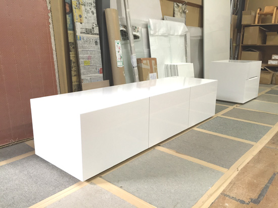 テレビボード　白　150cm