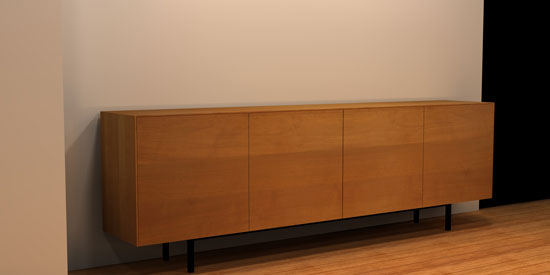 サイドボード　ウォールナット