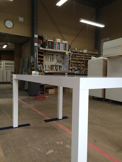 ダイニングテーブル　シンプル　ホワイト