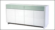 サイドボード　白