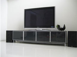 テレビ台　ダークグレー